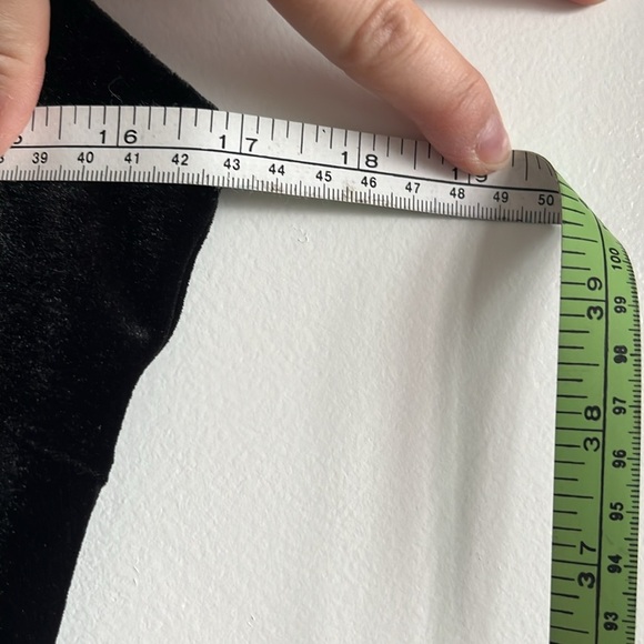 Soft Warm Black Dress, medium, velvet feel, lined, spaghetti straps knee length - Picture 13 of 13